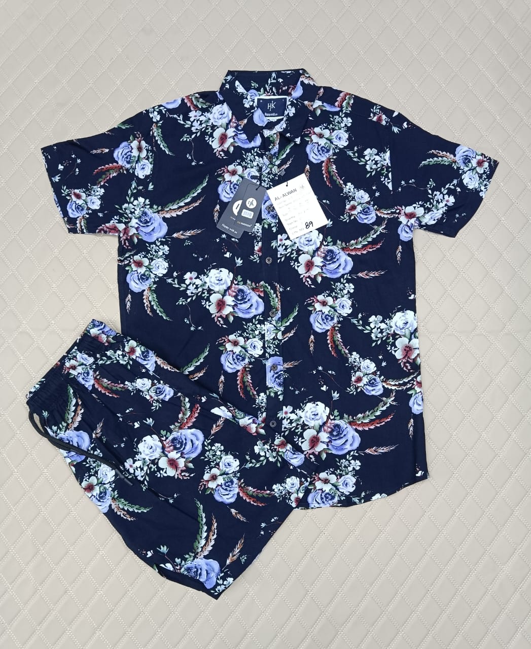 Navy Blue Floral 3